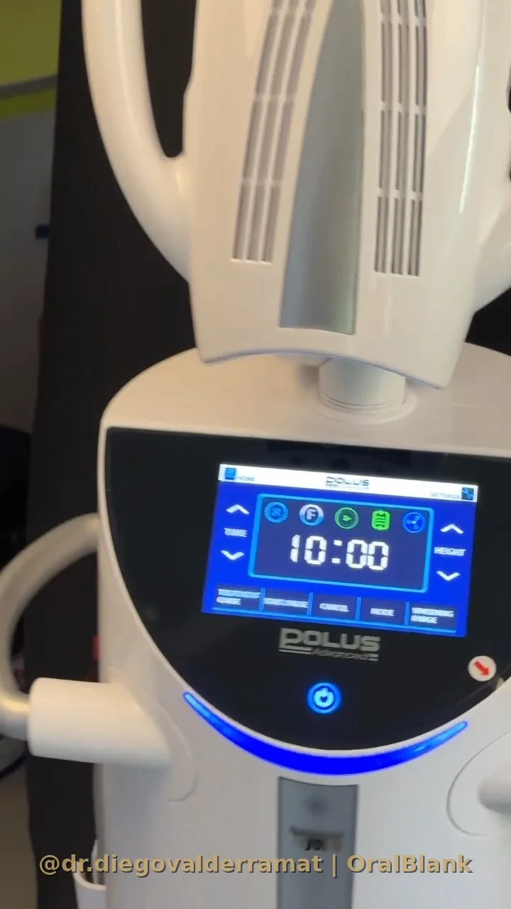 maquina Polus Advanced Beyond blanqueamiento dental OralBlank Santiago Chile